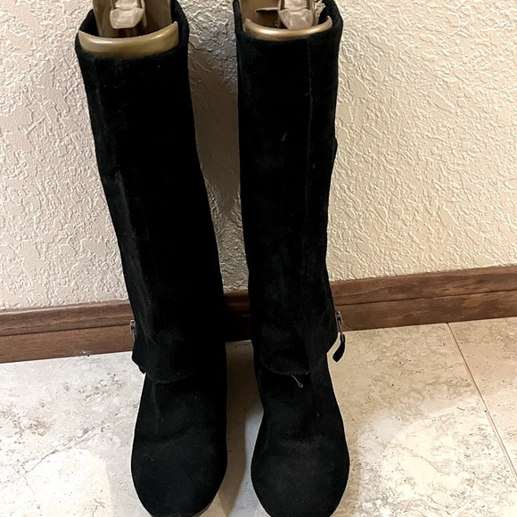 Steve Madden black suede boots - Picture 1 of 5